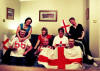 William / Bill McBain at an England football party 19th June 2012