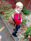 Archie James Bevan - first day at school 3 September 2014