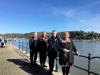 Lynton Weston, Ian Macrae, William McBain & Lynne Macrae - Dartmouth March 2017