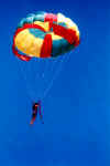 Ali paragliding in Tunisia