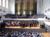 Ex Cathedra singing in the Town Hall - and showing off their junior Choir too