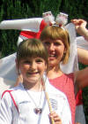 Debbie Westwood with Emma Sanger @ an England football party - 27 June 2010