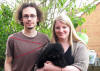 Alan & Abi with their recently aquired puupy ...