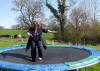 Bev's prowess on the trampoline!!