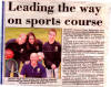 Katie, in the local paper - Friday 27th May 05