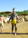 the healing powers of the mud - I look 10 years younger! I do, don't I?!!!! If only ........