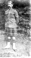 my grandfather, William McBain, in the uniform of the Seaforth Highlanders - circa 1916
