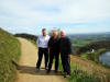 William MxBain with Joy & Lynton Weston over the Malvern Hills on 6th April 2011