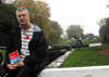William / Bill McBain on Thursday 10th November 2011 at Astwood Locks of the Birmingham - Worcester canal