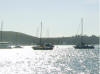 the early sun over Puerto Pollenca harbour