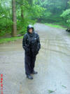 getting soaked during our weekly walk - 29 May 08