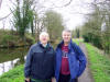 a surprise meeting with John taylor, a former usher colleague at Dudley Magistrates' court, who was walking the opposite way to us along the canal ... !