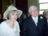 the proud parents, Val & Dave, leaving the church