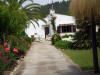 looking at the side of the Villa, taken from the driveway