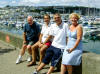 overlooking Brixham harbour